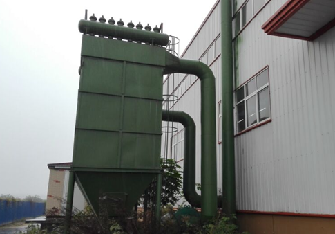 德阳市应和机械有限公司6×0.75t中频炉除尘系统